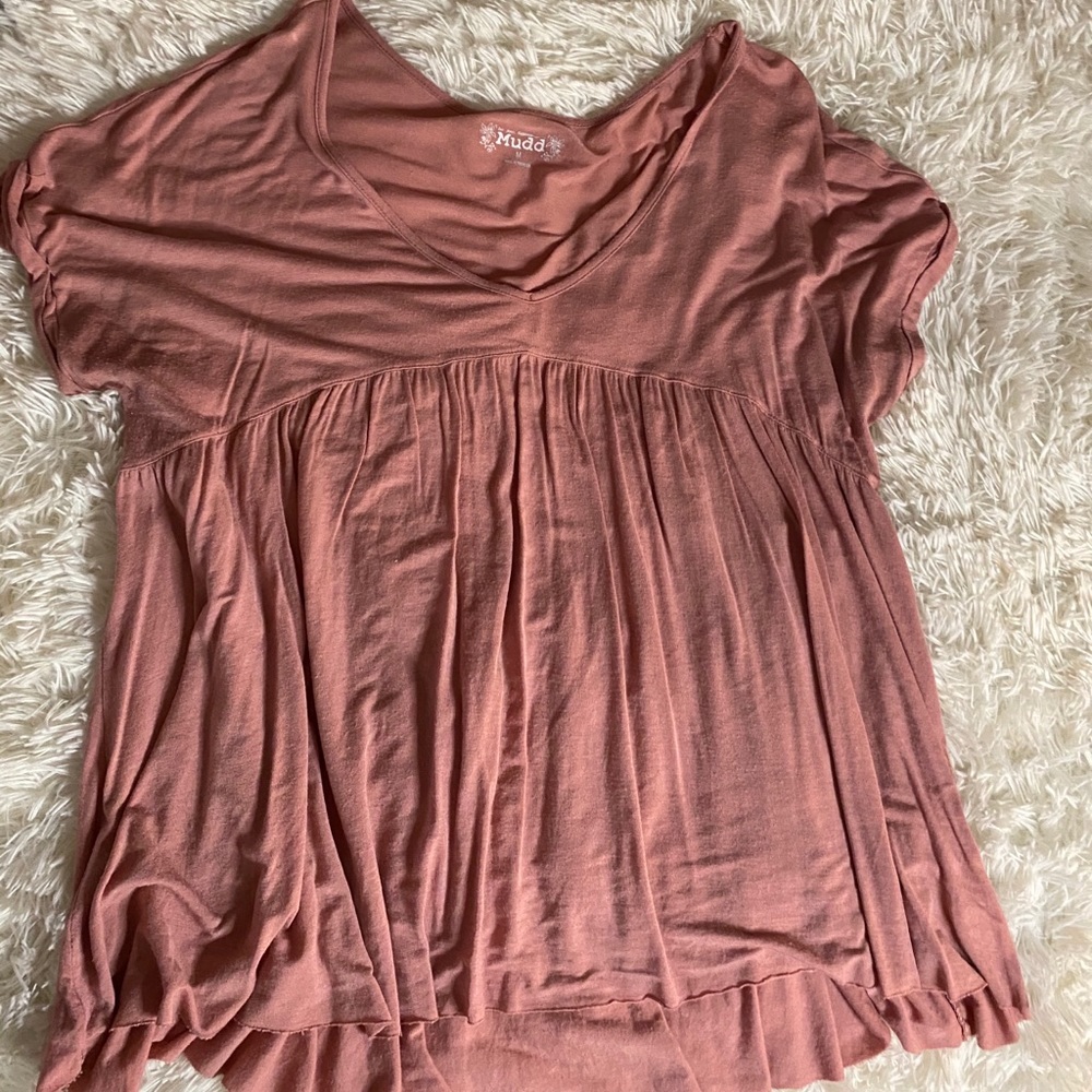 pink babydoll tee